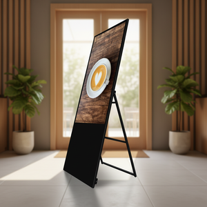 32 43 Inch Layar LCD Digital Lipat Elektronik yang Dapat Dipindahkan, Display Iklan Digital, Signage Digital Luar Ruangan, Poster Display - Product Image 2