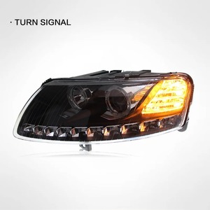 Faro delantero A6L 2005-2011 A6 <span class=keywords><strong>C5</strong></span> C6 actualización LED señal dinámica animación DRL Bi xenón para Audi Auto accesorios de lámpara de cabeza - Product Image 4