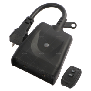 Không dây điều khiển từ xa Outlet (2 cửa hàng, 80 feet phạm vi) ETL được liệt kê khả năng chịu nước điện từ xa Outlet cho Đèn Ngoài Trời - Product Image 1