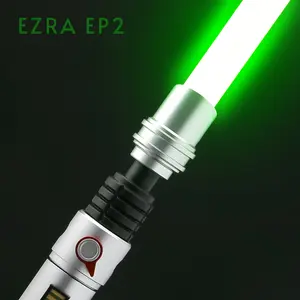 TXQsaber Ezra EP2 Neopixel lightsaber Laser berguna untuk Dueling 16 warna berubah disesuaikan Soundboard mainan Cosplay