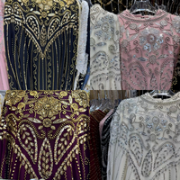 Abaya de luxe en mousseline noire pour femme, broderie dorée, col montant, manches longues, style Dubaï, Kaftan, robe de soirée longue musulmane modeste, ODM