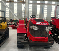 Tracteur chenillé multifonctionnel KATOCASE pour usage agricole (rizière, terres arides et vergers) avec boîte de vitesses et roulements, rayon de braquage court