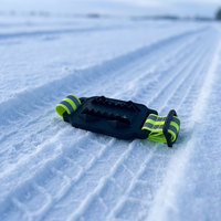 YTD YTD-039 Couvre-semelles antidérapants unisexe en caoutchouc pour chaussures de sécurité, avec crampons métalliques à pointes pour béton et glace, durables