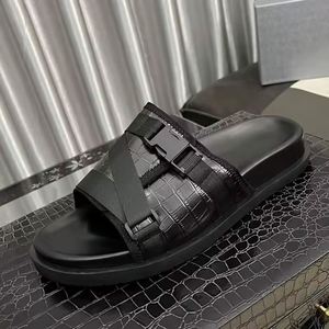 Sandalias Planas de Alta Calidad para Hombre, Talla Grande, Antideslizantes, Cómodas, de Cuero PU, Pantuflas de Diseño Casual de Moda 2026 - Product Image 2