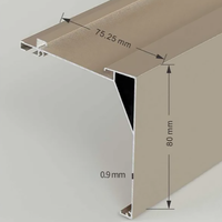 Stores verticaux électriques en aluminium blanc, design méditerranéen populaire, avec cassette intégrée robuste pour fixation supérieure