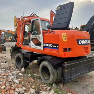 Excavadora de Ruedas Usada Kubota <span class=keywords><strong>120</strong></span>, Excavadora Hidráulica Móvil de 12 Toneladas en Venta, Buen Estado, Pocas Horas de Uso - Product Image 1
