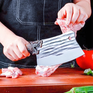 Longquan kitchen knife, household forged cleaver, kitchen slicing knife, chef's knife, Yangjiang knives, sharp chopping knife - Product Image 4