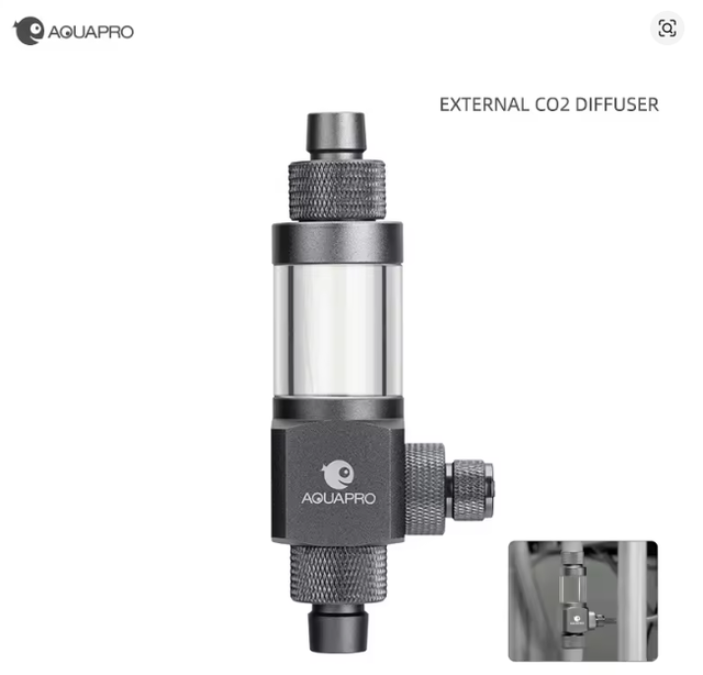AQUAPRO External CO2 Atomizer Sprayer Aquarium Fishing Tank Diffuser Filter Bucket Accessories Equipment Terrarium
