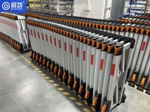 モダンな手動格納式群衆制御バリアゲート、背の高いアルミニウム合金製軽量ゲート、0.9mm/1.2mm、モールセキュリティ用 - Product Image 5