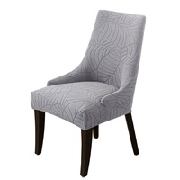 Housse de chaise individuelle en polyester jacquard, couverture intégrale, toutes saisons, anti-poussière, durable, moderne, simple, lavable en machine, vente en gros