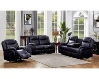 Sofá de Esquina de Cuero Moderno, Venta Directa de Fábrica, Muebles para el Hogar
