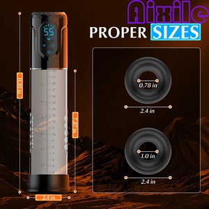 Bomba Eléctrica LED para Pene, Juguetes Sexuales para Adultos, Extensor de Pene para Hombres, Extensor de Erección con 5 Niveles de Succión, Masturbador Masculino Automático - Product Image 6