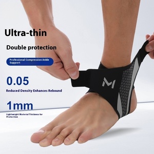 Penyangga Pergelangan Kaki Olahraga Kompresi Bahan Nylon Bernapas, Anti Keseleo, Pelindung Luar Ruangan - Product Image 2