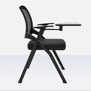 Silla de Conferencia Plegable con Tablero de Escritura, Respaldo de 37 cm, Silla de Oficina Plegable para Sala de Estudio, Espacio Comercial - Product Image 3