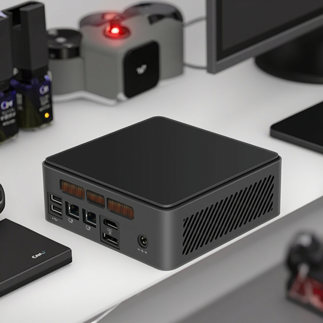 EGLOBAL AI Mini PC Intel Ultra 9 185H 7 155H/125H Thunderbolt 4 2x2.5G LAN 2xDDR5 Win11 Pocket Mini Computer for Gaming