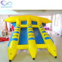 Vente chaude Gonflable Eau Fun Poisson Volant Remorquables Fly Fish Tube Sports Nautiques Gonflable Banana Boat à Vendre