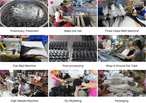 Extension Ricci 100% Remy in Capelli Umani, Treccine all'Uncinetto Brasiliane Pre-Loopate, Colore Brillante, Facili da Installare, Qualità da Salone. - Product Image 5