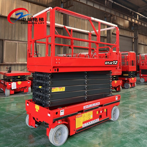 6M 8M 10m 12M Tự Nâng Kéo Cắt kéo trên không nền tảng làm việc nền tảng cắt kéo loại nền tảng thép nhỏ di động - Product Image 3