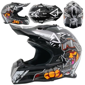 Casques de sécurité DOT de course automobile électrique Dirt Bike VTT Casques de moto <span class=keywords><strong>Casque</strong></span> de motocross Usine bon marché - Product Image 5