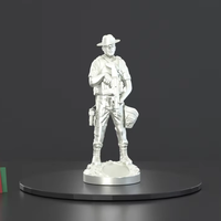 Artisanat en métal de haute qualité personnalisé Figure décorative en fonte d'ornement pour l'affichage de bureau