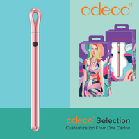 Odeco MINI Vibrateur en silicone rechargeable par USB à 7 vitesses, masseur vaginal et collier sex-toy pour femmes