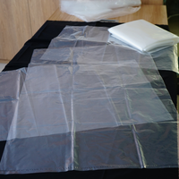 Sac plat PE de grande taille à haute pression Emballage étanche à la poussière Sac en plastique à film intérieur transparent à couche épaisse