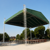 Structure de scène carrée en alliage d'aluminium 300x300mm, robuste, pour concerts et événements, fournisseur d'usine