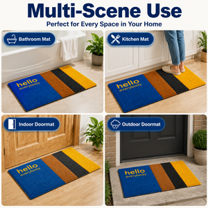 Alfombra de Entrada Personalizada al por Mayor con Diseño de Arcoíris, Alfombra de Nylon Resistente al Desgaste para Interiores, Producción Comercial a Granel - Product Image 5