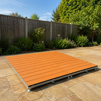 Système de terrasse en WPC personnalisé, moderne, imperméable, écologique, à emboîtement, pour balcon d'appartement, terrasse extérieure, entrepôt, jardin
