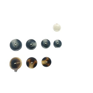 Hạt cườm làm từ sừng trâu và xương tự nhiên, nhiều kích cỡ, hình chữ nhật đánh bóng, 2 lỗ, dành cho nhà thiết kế trang sức - Product Image 4