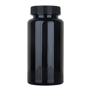 Venta al por mayor 100CC 150CC 200CC 250CC verde claro ámbar PET suplemento de plástico botella de vitamina botella de goma con tapa <span class=keywords><strong>CRC</strong></span> - Product Image 3