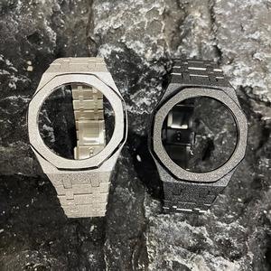 Gen 4 FULl Steel Watch Sand givré Case set mod kits GA2100 GA2110 GAB2100 <span class=keywords><strong>CASIOAK</strong></span> <span class=keywords><strong>bracelet</strong></span> avec Strap Band - Product Image 3