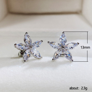 Orecchini a Forma di Stella Colorata per Donne, Accessori per Orecchie Dolci e Adatti all'Uso Quotidiano - Product Image 5