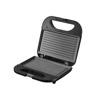 Machine à sandwich électrique 2 tranches Cool Touch Mini Panini Grill Press Machine avec boîtier de refroidissement pour usage domestique Fabriqué en Chine