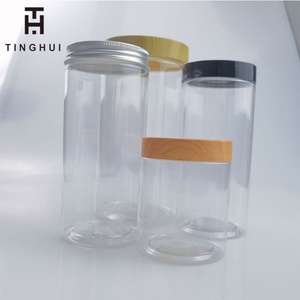 Prix d'usine, pot en plastique PET transparent à large ouverture avec couvercle en aluminium, disponible en 30 ml, 50 ml, 100 ml, 120 ml, 150 ml, 200 ml, 250 ml, 300 ml, 500 ml - Product Image 4