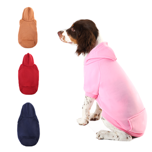 Jumpsuit <b>Warm</b> Soft Pet Clothes Wholesale Customized Hoodie <b>Dog</b> <b>Coats</b> Pet Clothes Winter Plain Pet Hoodie - Product Image 2