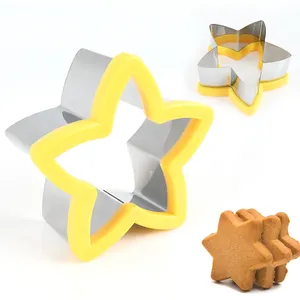 Atacado Design de Moda em Forma de Estrela Molde De Cozimento De Aço Inoxidável Cookie Cutter