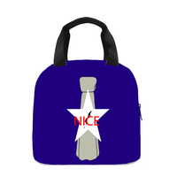 Draagbare, op maat gemaakte Saipan-patroon thermische lunchtas, herbruikbare voedselverpakking voor sportschool, wandelen, strand, reizen, weekend, familiebijeenkomst