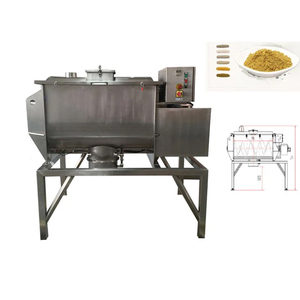 Mélangeur à ruban hélicoïdal horizontal sous vide avec moteur et pompe pour produits chimiques et revêtements, capacité 100L, 220V/380V - Product Image 3