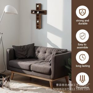Wooden Cross Ring <b>Display</b> Rack <b>Wall</b> Mounted Geometric Storage Shelf For Champion Rings Freestanding <b>Display</b> Stand - Product Image 4