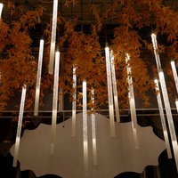 Lumières de décoration de scène de mariage de haute qualité accessoires de mariage lumières de goutte d'eau 10 têtes lustre de bâton givré de glace acrylique