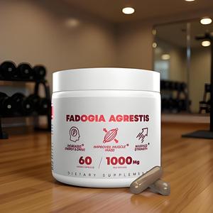 Cápsulas de Fadogia Agrestis de Alta Potência 1000mg, Fórmula Vegana para Suporte de Energia e Força Muscular - Product Image 6