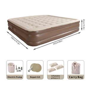 All'ingrosso 49 fori materasso ad aria con costruito in pompa Colchon gonfiabile campeggio esterno portatile gonfiabile <span class=keywords><strong>letto</strong></span> ad aria - Product Image 3