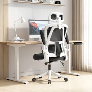 Chaise de bureau de direction pivotante promotionnelle de qualité européenne Chaise élévatrice ergonomique blanche <span class=keywords><strong>Fauteuil</strong></span> d'ordinateur rotatif - Product Image 3