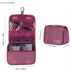Custom Makeup <b>Bag</b> Portable Waterproof Toiletry Pouch Travel <b>Make</b> <b>up</b> <b>Bag</b> Multifunctional Brush Cosmetic <b>Bag</b> for Women - Product Image 2