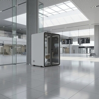 UNIBOOTH Cabine Acoustique Personnalisée en Aluminium 33dB ISO 23351 ASTM-E84 Ignifuge à Montage Rapide pour Espace de Coworking et Studio – Vente en Gros