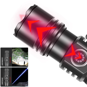 ไฟฉาย LED สีขาวแบบชาร์จไฟได้ประเภท C มินิความเข้มสูงสปอตไลท์ระยะไกลไฟส่องสว่างสำหรับใช้กลางแจ้ง - Product Image 1