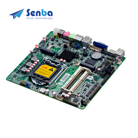 Placa Madre ITX-D81_D6L H81 Compatible con LGA1150 DDR3 2*HD1.4 SSD Mini-pcie Ranura SIM LPT DC 19V