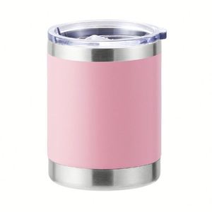 OEM ODM 10oz Car Tumbler Inner 304 Outer 201 Stainless Steel Insulated Cup with Customized Gift Packaging - Product Image 1