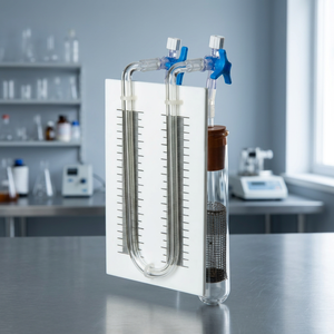 ADITYA ASTM para Aparato de Respiroscopia de Vidrio con Manómetro de Tubo en U, Escala de Medición con Precisión del 0.5% para Uso en Laboratorio - Product Image 2